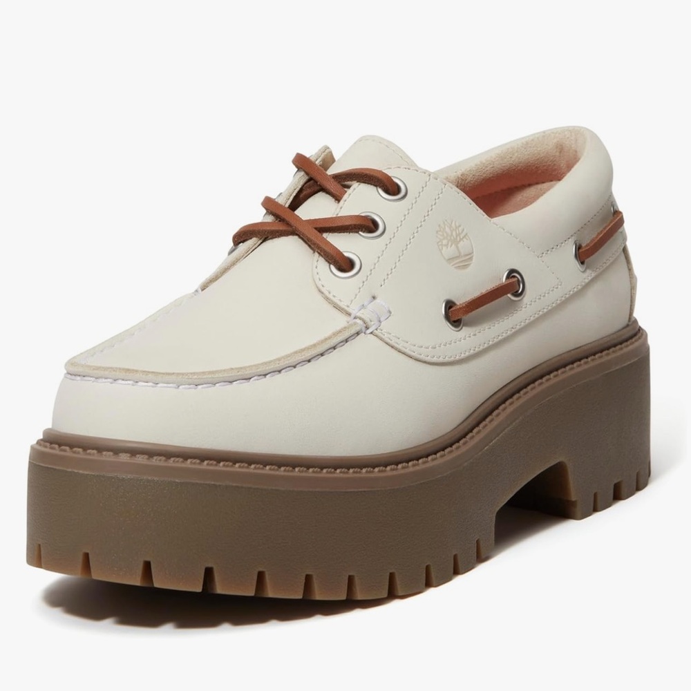Timberland Women's Stone Street Platform Boat Shoe